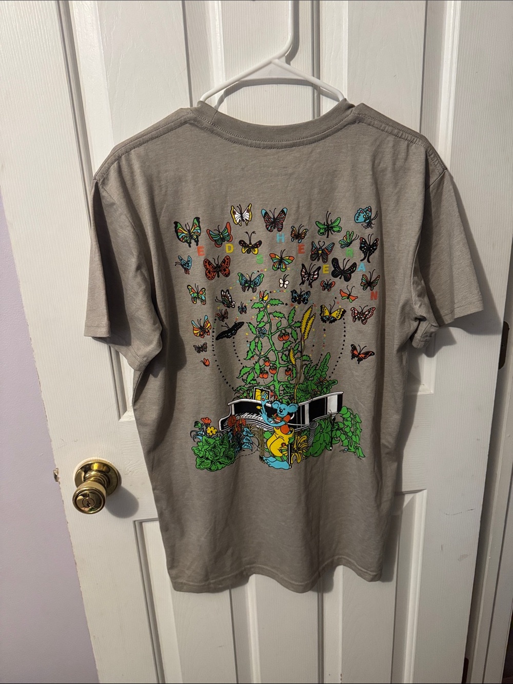 Ed Sheeran Short-Sleeve Butterfly Graphic Tee